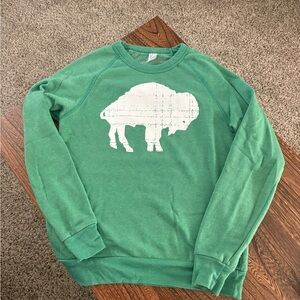 Buffalo Green Crewneck Sweatshirt